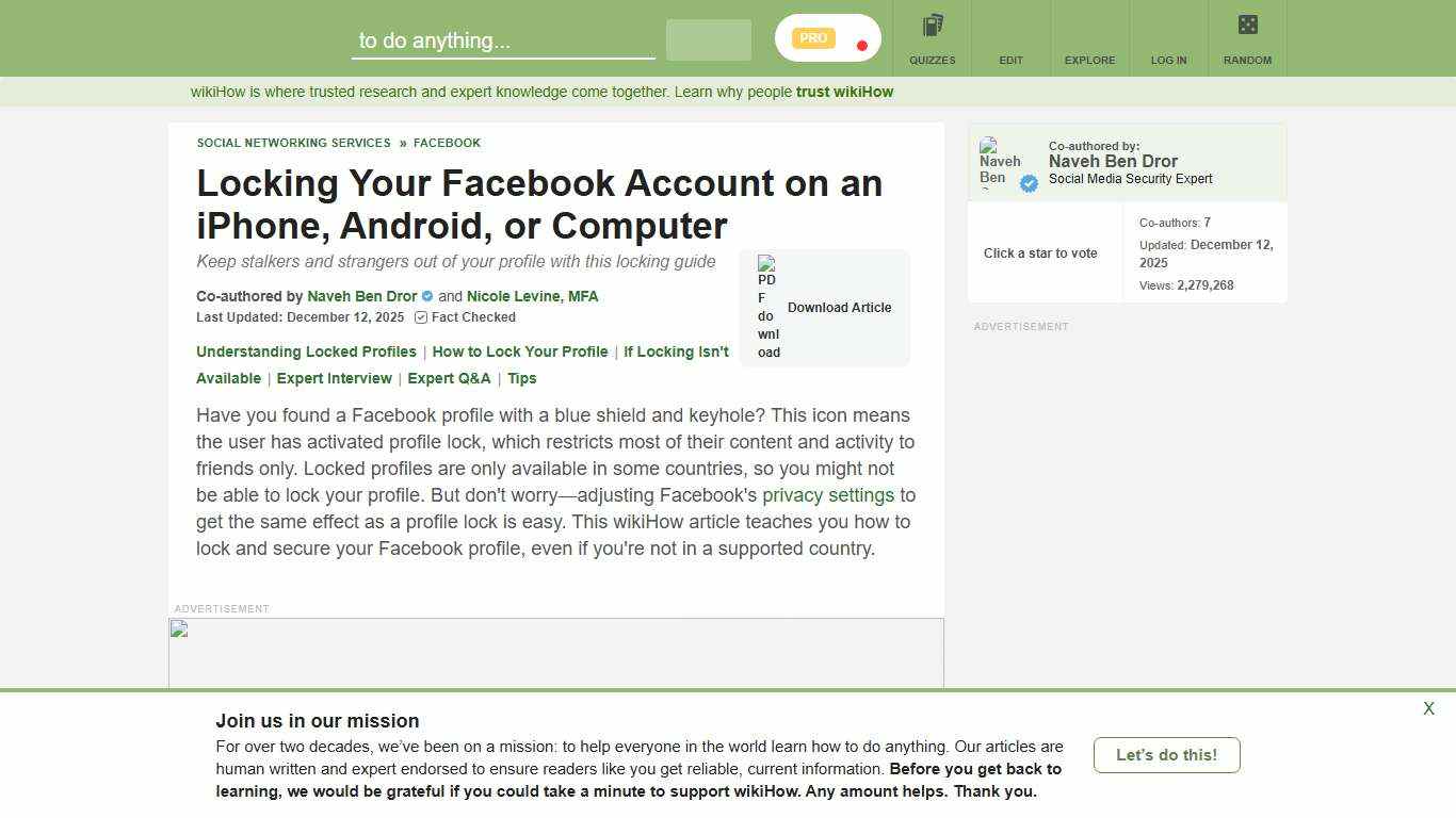 How to Lock Your Facebook Profile in 3 Easy Steps