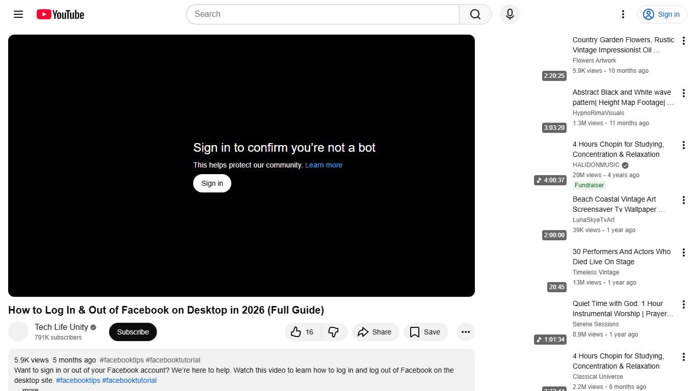 How to Log In & Out of Facebook on Desktop in 2026 (Full Guide) - YouTube